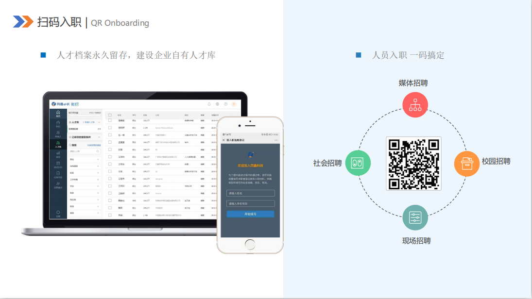 HR系統(tǒng)掃碼入職 HR系統(tǒng)掃碼入職